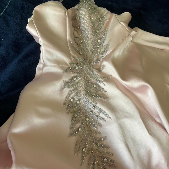 Terani Couture -
1912E9202 - One-Shoulder Long Ball Gown Size 8 in Blush - Picture 14 of 16